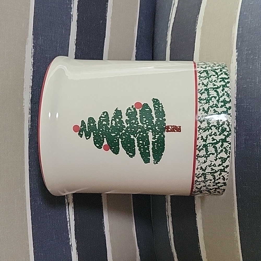 Christmas tree  utensil holder.  Used